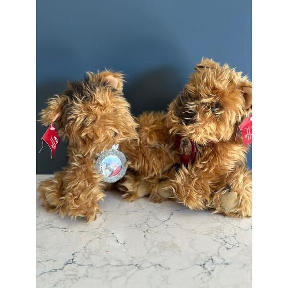 Victoria's Secret Limited Edition Vintage 2003 Max and Lucy Stuffed Puppies - Picture 1 of 6